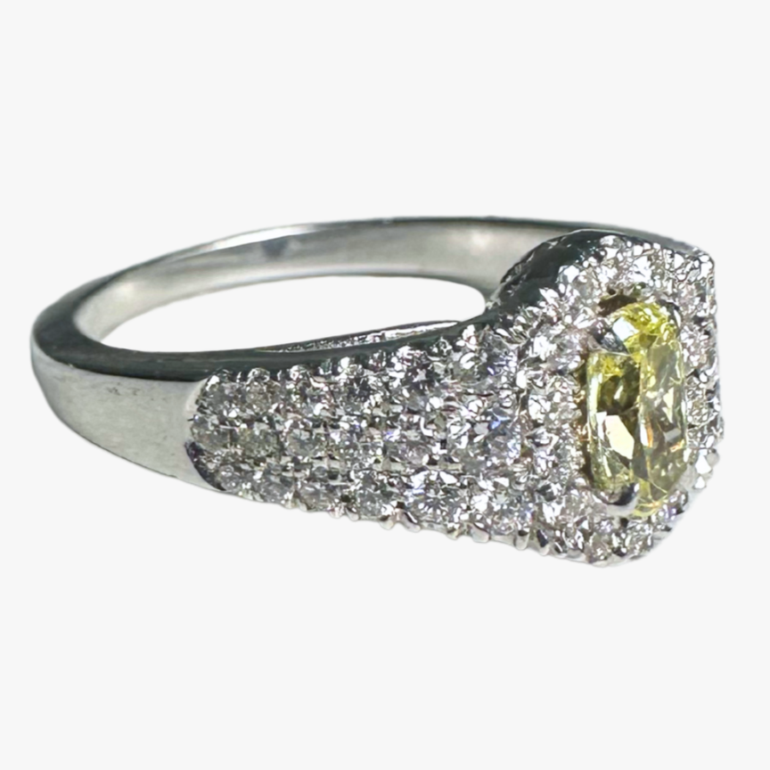 Fancy Yellow Diamond Ring