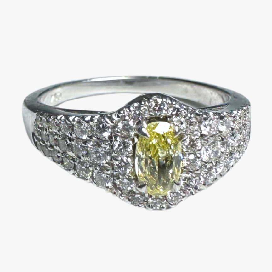 Fancy Yellow Diamond Ring