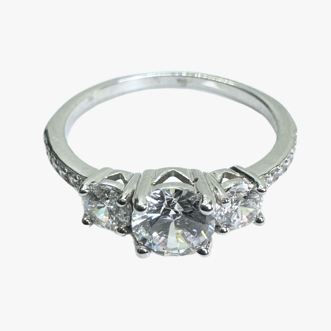 Round Solitaire Ring GIA Certified D/SI1 1.87cts