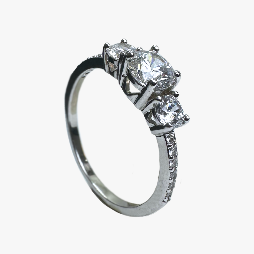 Round Solitaire Ring GIA Certified D/SI1 1.87cts