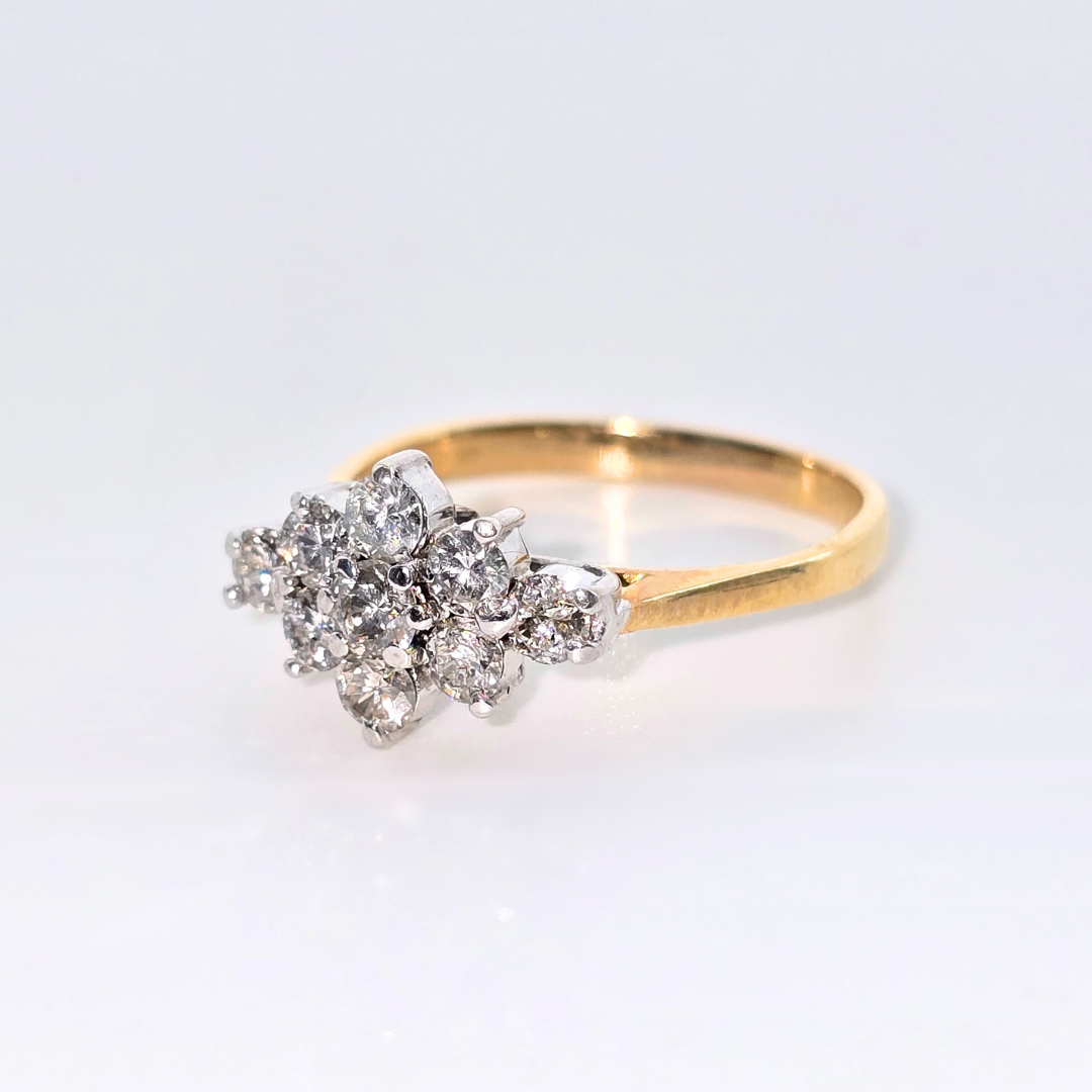 Platinum & Gold Diamond Ring