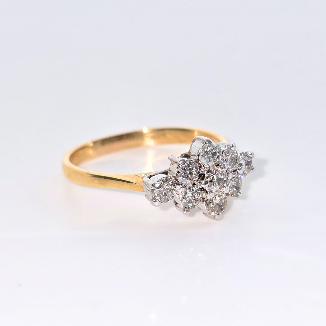 Platinum & Gold Diamond Ring
