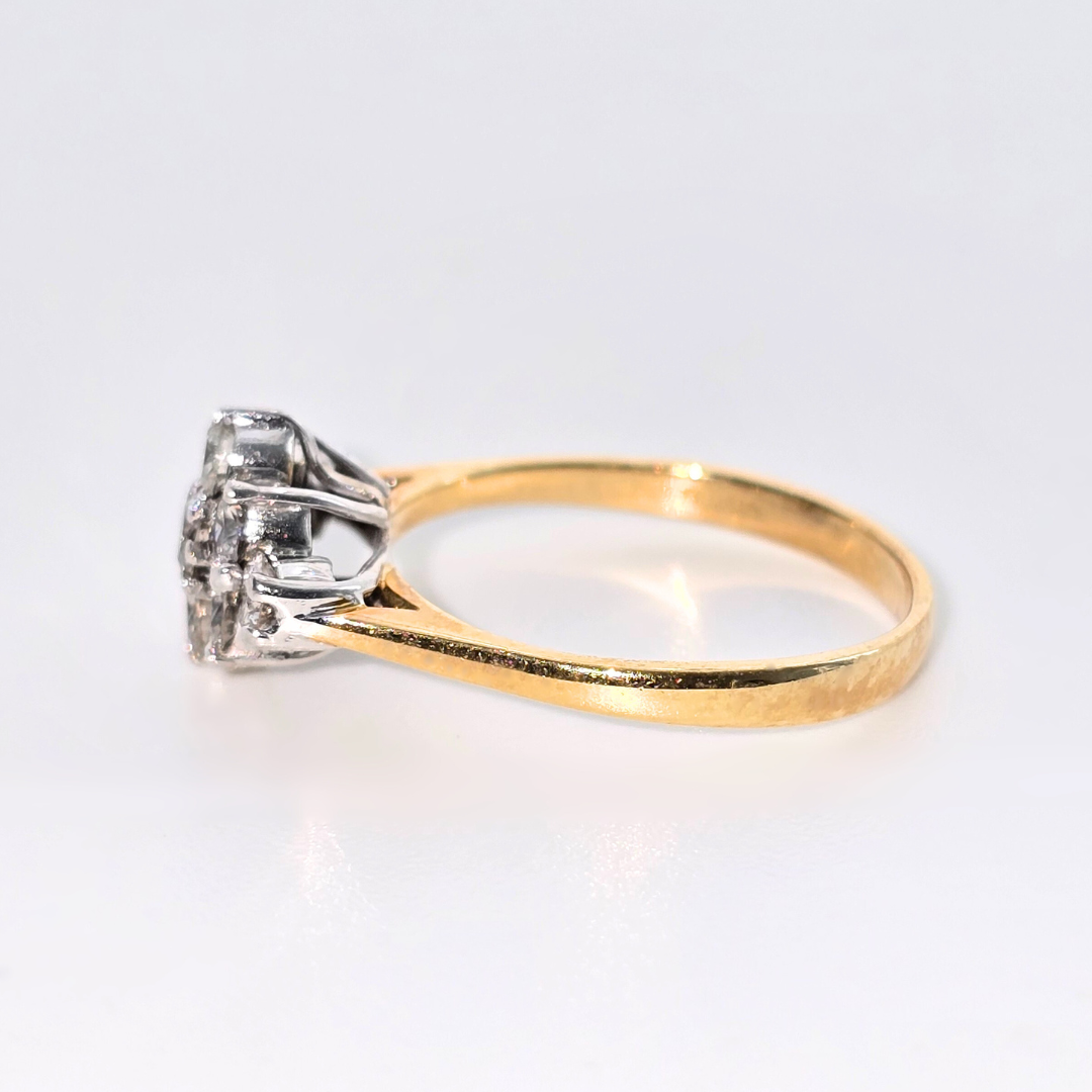 Platinum & Gold Diamond Ring