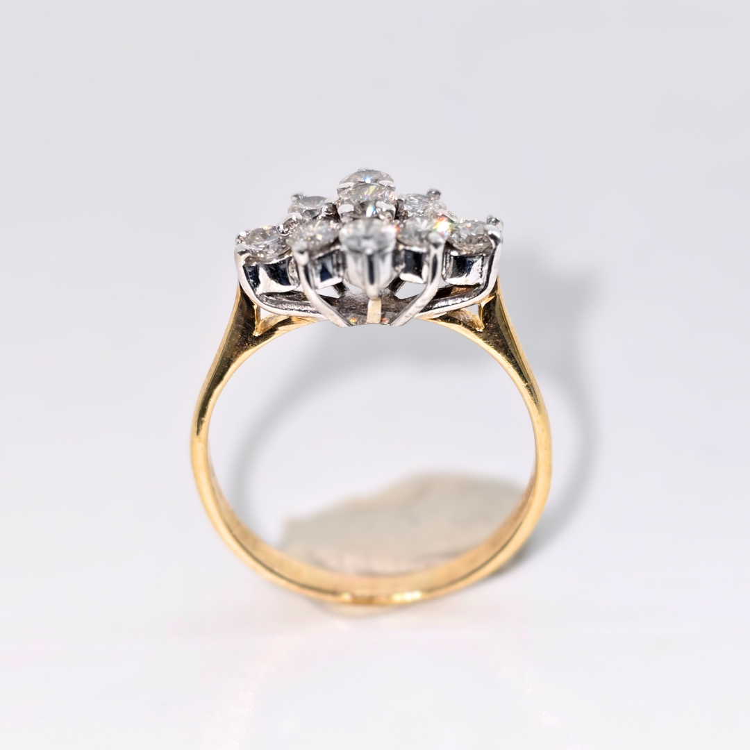 Platinum & Gold Diamond Ring