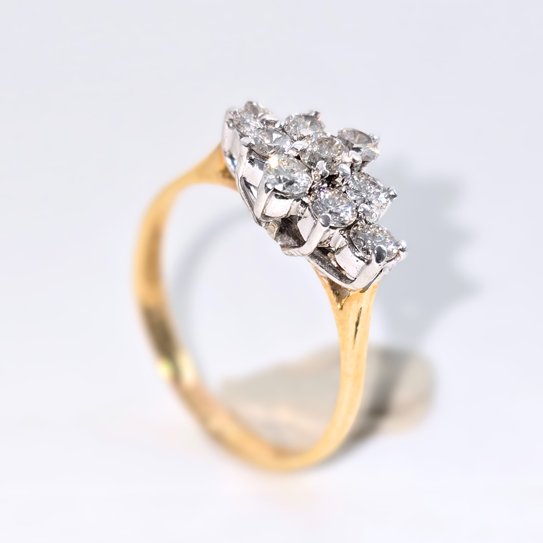 Platinum & Gold Diamond Ring