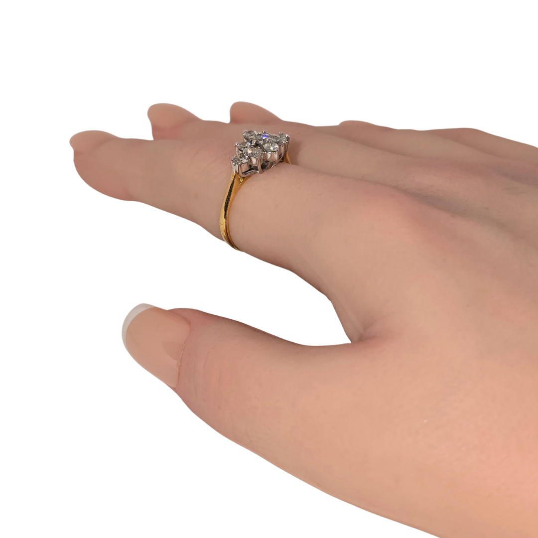Platinum & Gold Diamond Ring