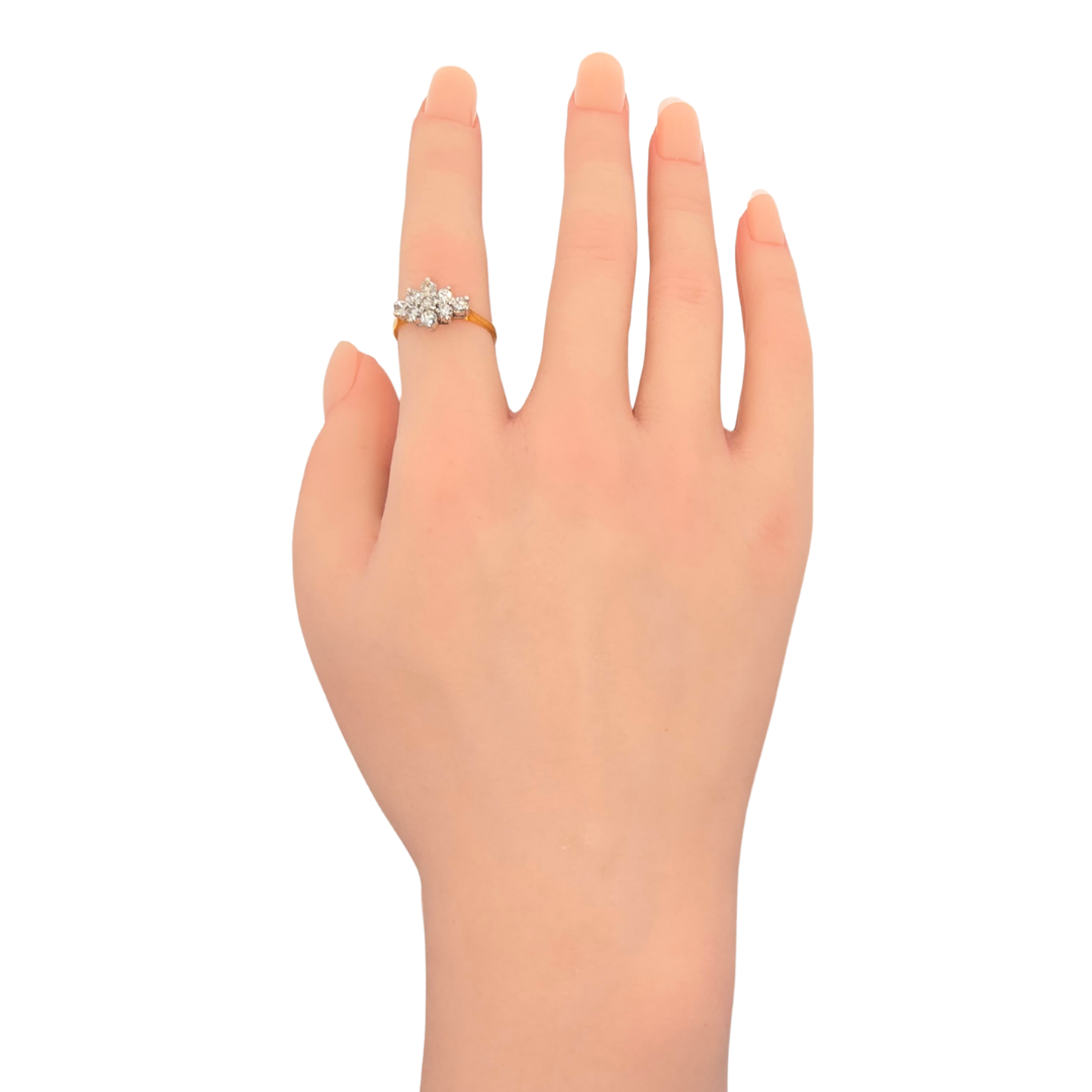 Platinum & Gold Diamond Ring