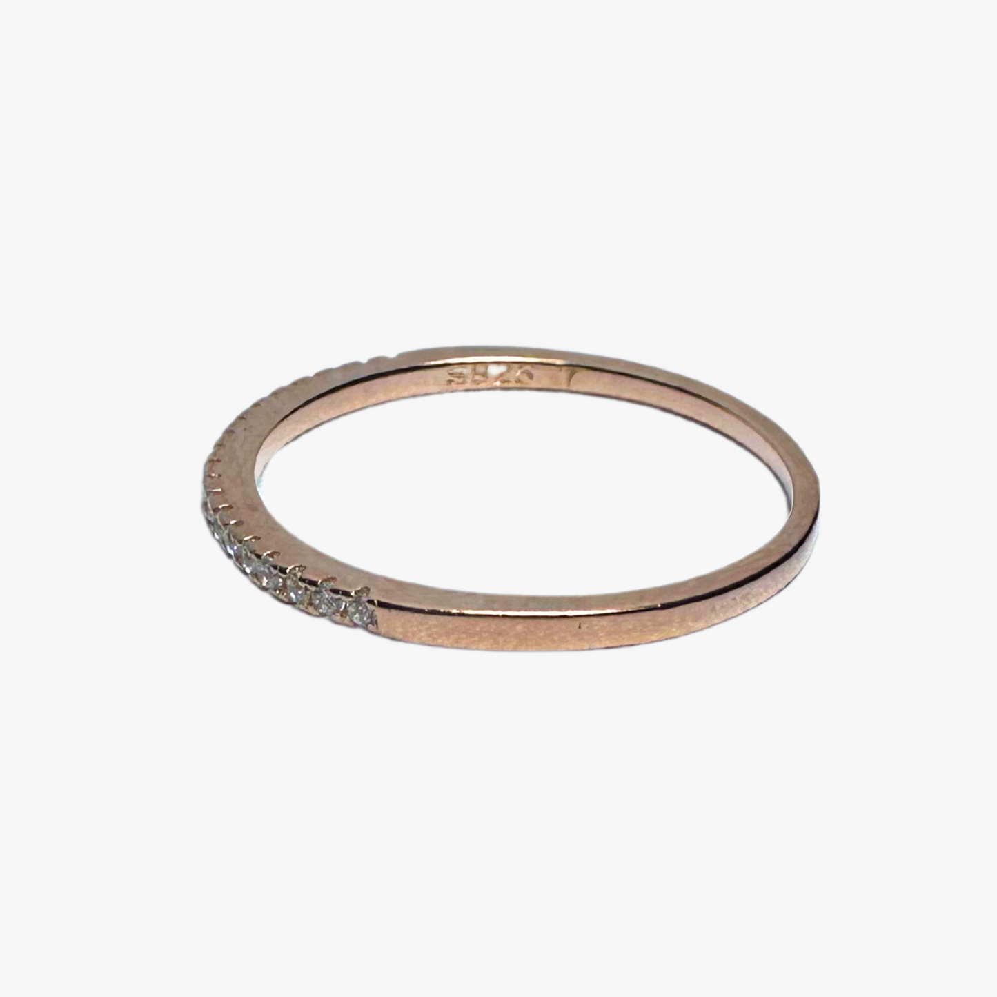 Elegant Half-Eternity Ring