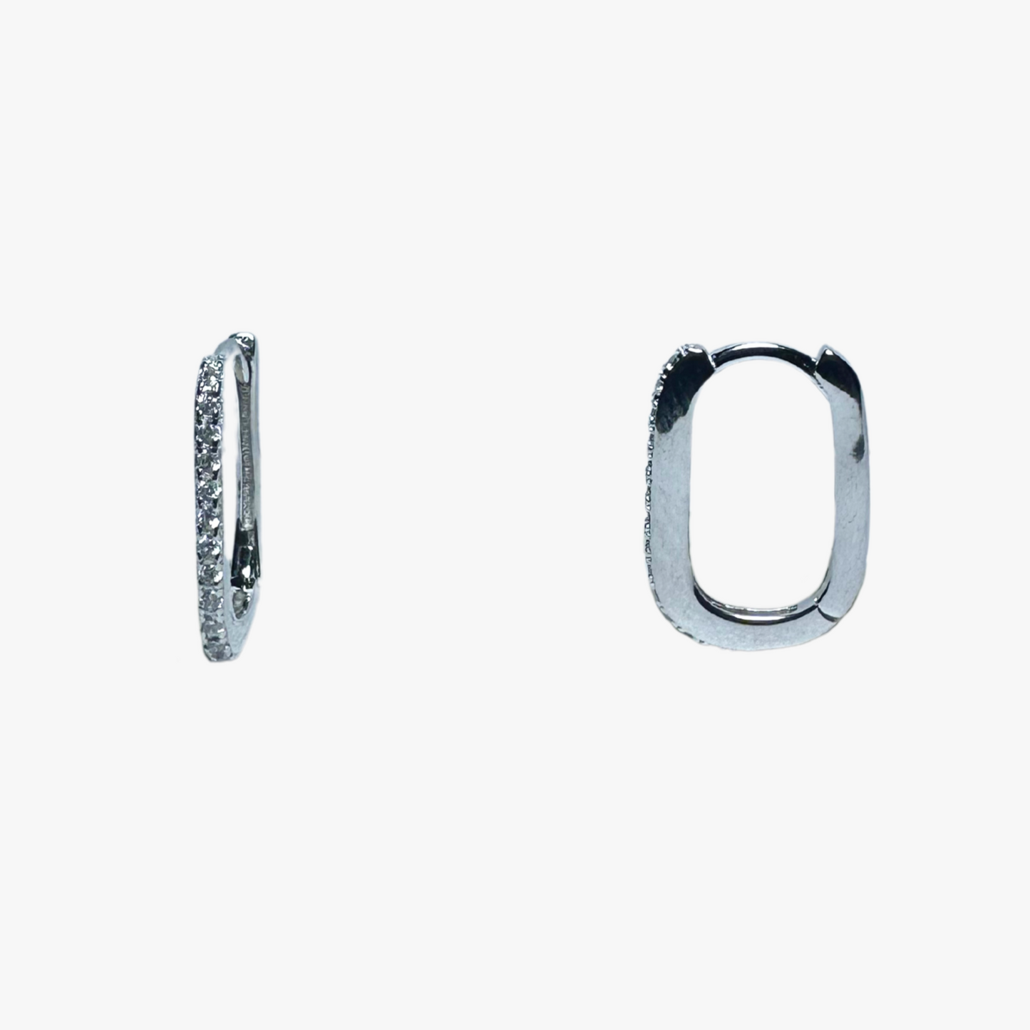 Sleek U-Shaped Hoop Earrings