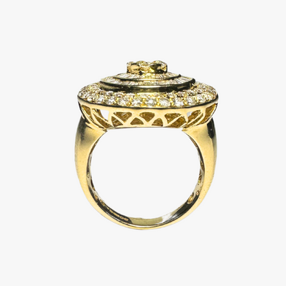 Brilliance Baguette Halo Ring