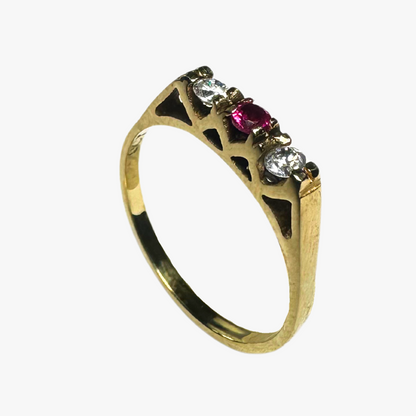 Three-Stone Brilliance Ring