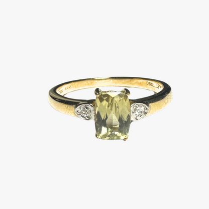 Elegant Three-Stone Ring