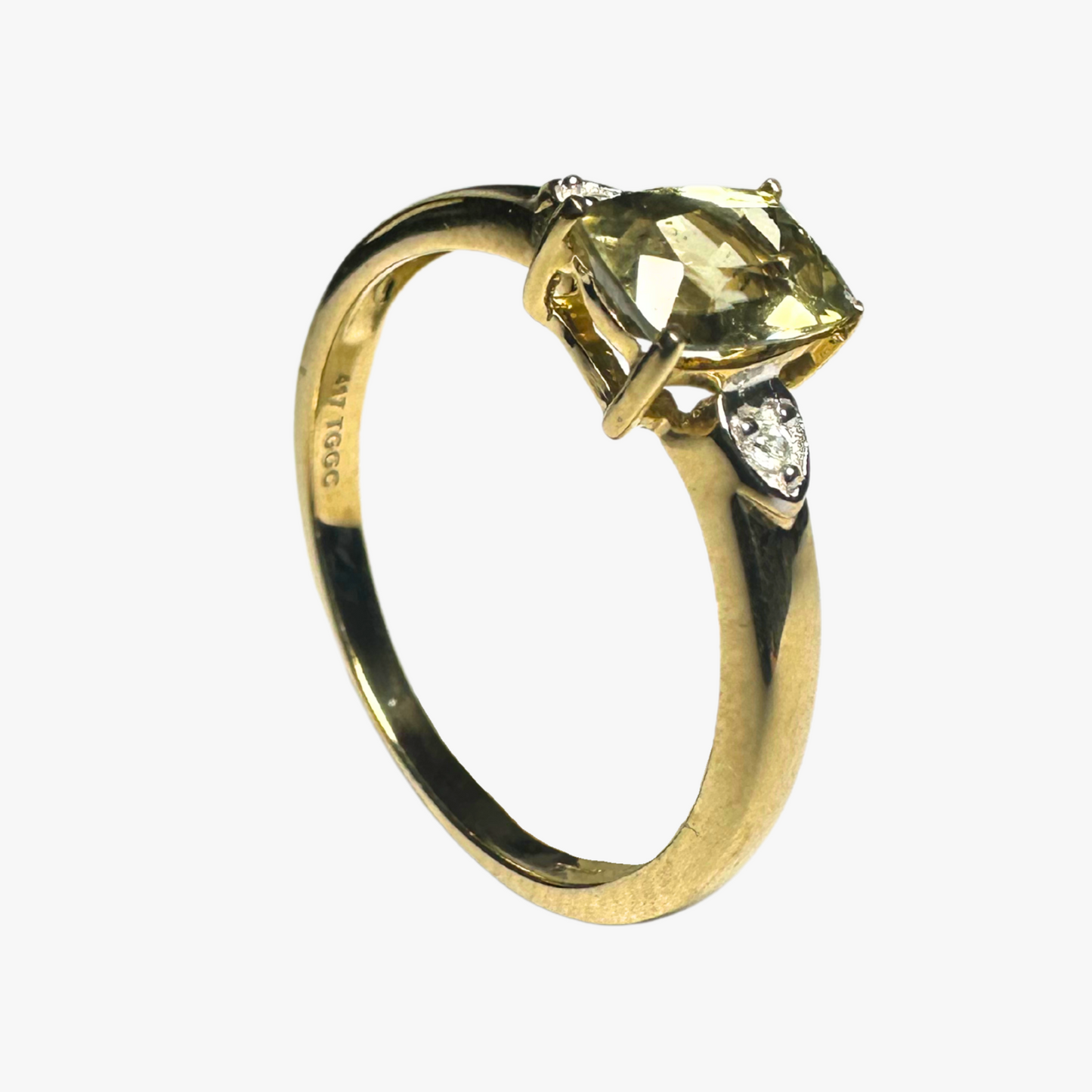 Elegant Three-Stone Ring