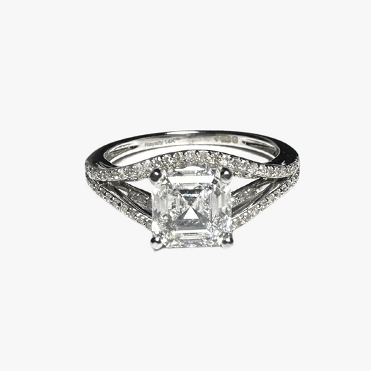 Asscher Splendor Ring