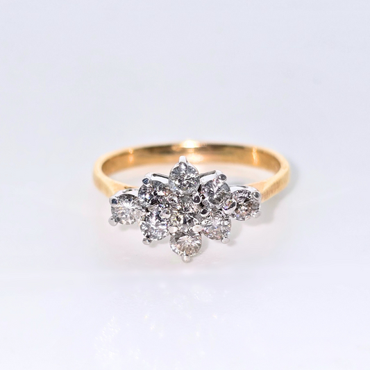 Platinum & Gold Diamond Ring