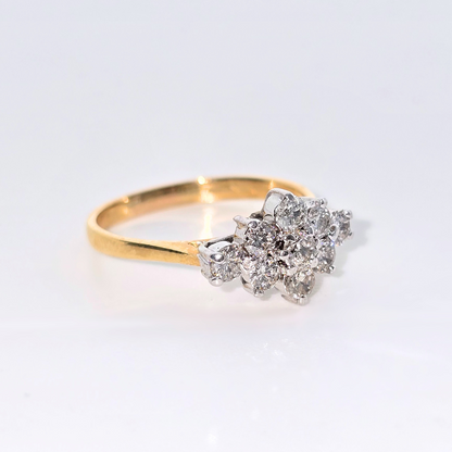 Platinum & Gold Diamond Ring