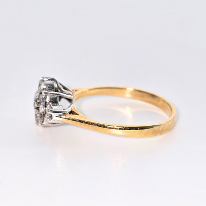 Platinum & Gold Diamond Ring