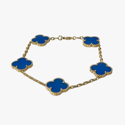 Blue Clove Bracelet