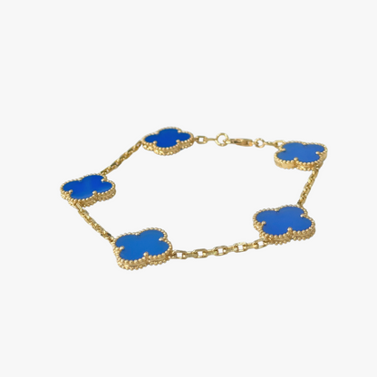 Blue Clove Bracelet