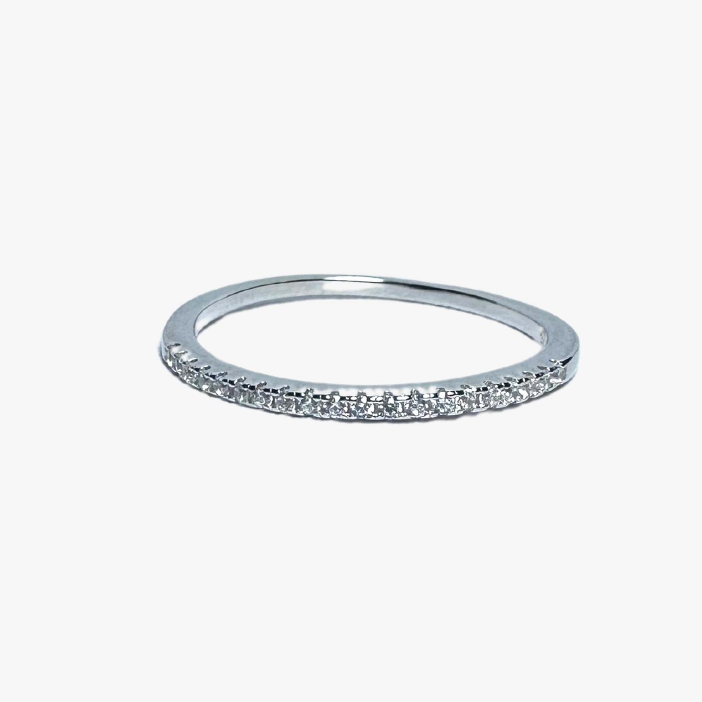 Elegant Half-Eternity Ring