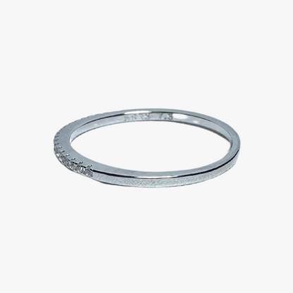 Elegant Half-Eternity Ring